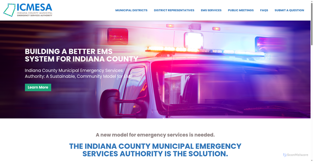 Security scan screenshot of https://www.icmesapa.gov/