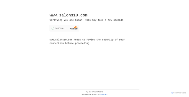 Security scan screenshot of https://www.salons10.com/login/107799266804970?e=1584844824