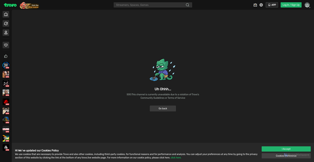 Security scan screenshot of https://trovo.live/watch-yalla-shoot-mobile
