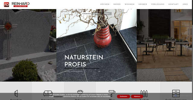 Security scan screenshot of https://steinprofis.at
