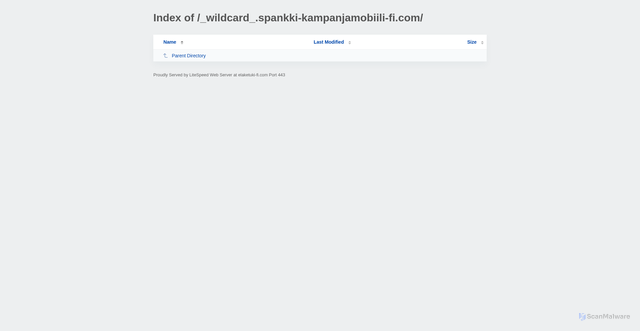 Security scan screenshot of elaketuki-fi.com