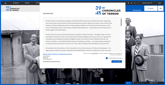Security scan screenshot of https://chroniclesofterror.pl