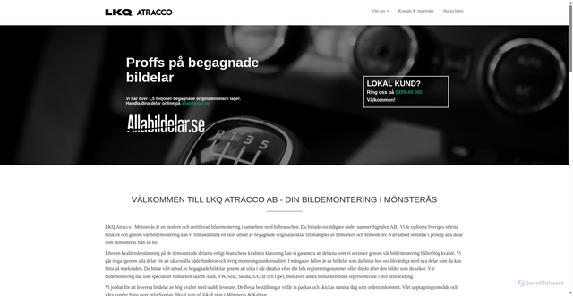 Security scan screenshot of https://signalen.se