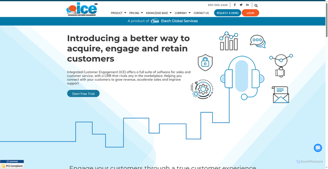 Security scan screenshot of https://enterice.com
