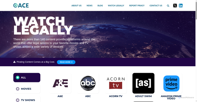 Security scan screenshot of https://inkapelis.li/