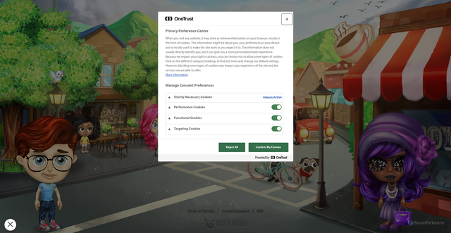 Security scan screenshot of https://yoworld.com