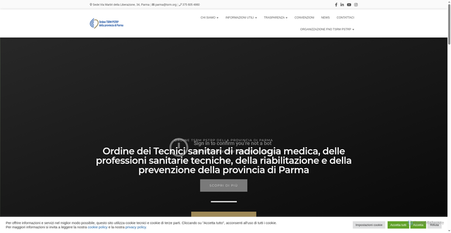 Security scan screenshot of https://tsrmparma.it/