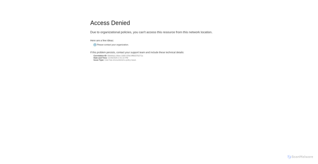 Security scan screenshot of https://yoursbfinancial-my.sharepoint.com
