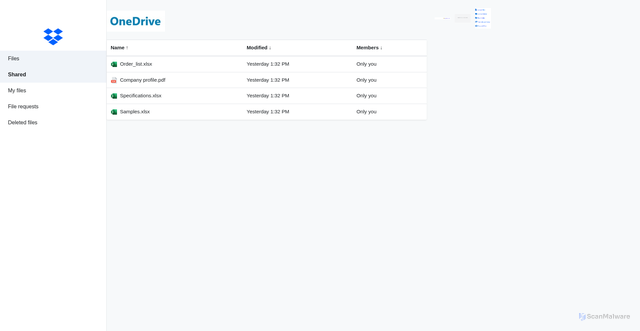 Security scan screenshot of http://www.onedrive-58x0.vercel.app/