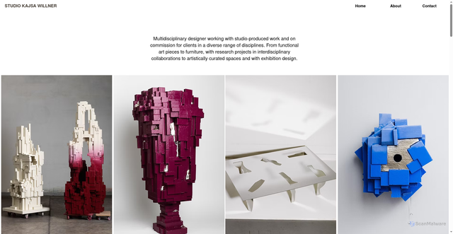 Security scan screenshot of https://kajsawillner.com