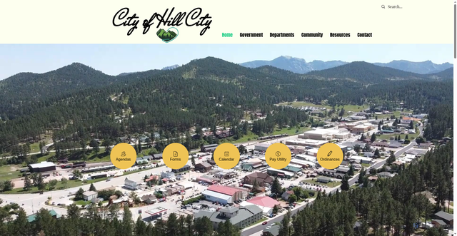 Security scan screenshot of https://www.hillcitysd.org/