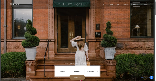 Security scan screenshot of https://www.theivybaltimore.com/