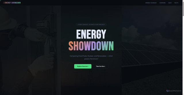 Security scan screenshot of https://energy-showdown-zbxu4igw4h.edgeone.app/