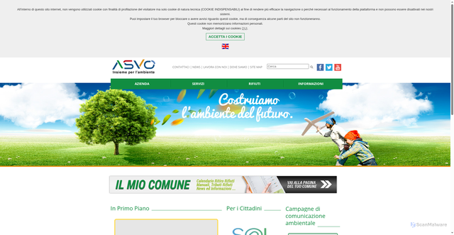 Security scan screenshot of https://www.asvo.it/