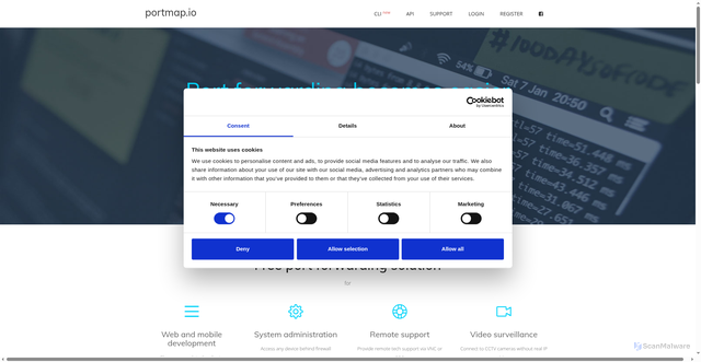 Security scan screenshot of https://niggaboo32-34796.portmap.host