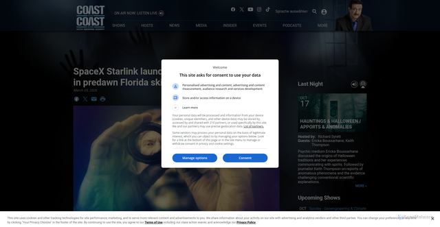 Security scan screenshot of https://www.coasttocoastam.com/article/spacex-starlink-launch-creates-gorgeous-jellyfish-in-predawn-florida-skies/