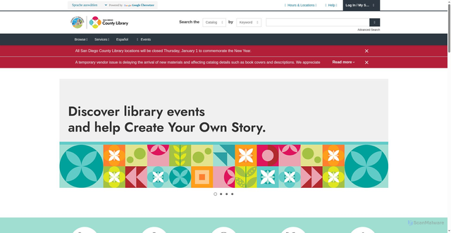 Security scan screenshot of https://www.sdcl.org/