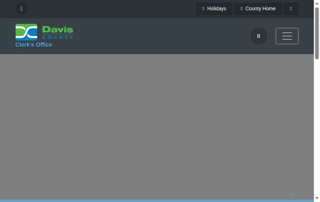 Security scan screenshot of https://www.daviscountyutah.gov/clerk/election/elections