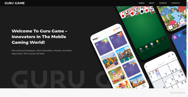 Security scan screenshot of https://gurugame.ai