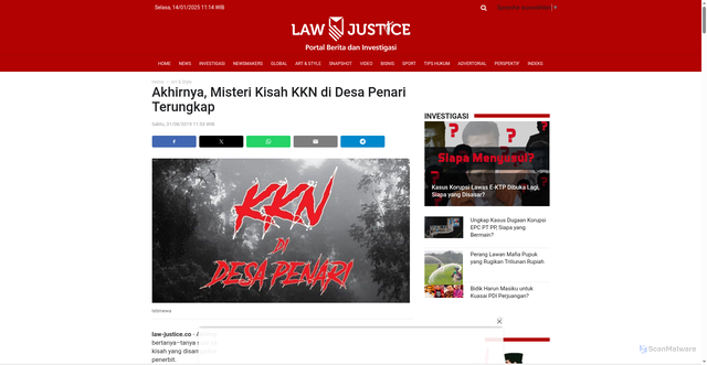 Security scan screenshot of http://bor77.pages.dev/