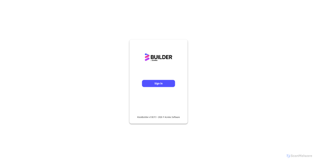 Security scan screenshot of https://kioskbuilder.acrelec.com