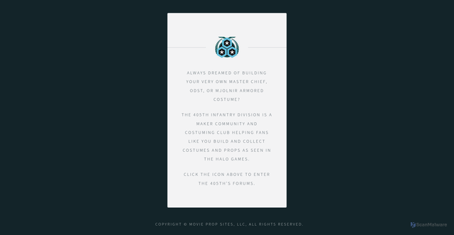 Security scan screenshot of https://www.405th.com