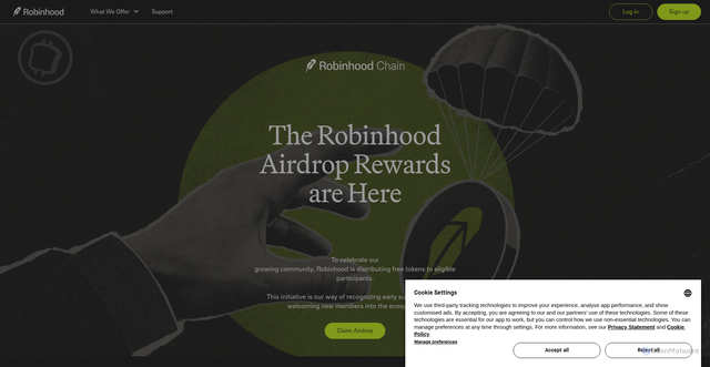Security scan screenshot of https://robinhood-rewards.vercel.app/