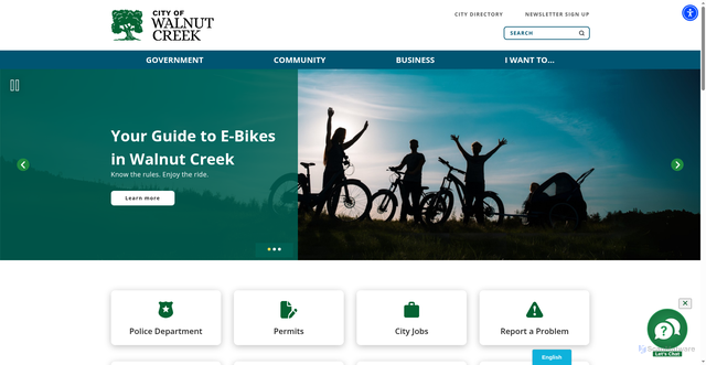 Security scan screenshot of https://www.walnutcreekca.gov/