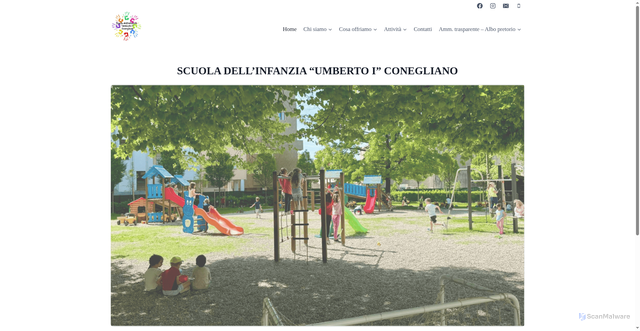 Security scan screenshot of https://www.asiloumbertoprimoconegliano.it/