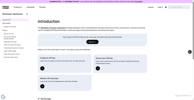 Security scan screenshot of https://metamask-docs-git-dependabot-npmandya-95394d-consensys-ddffed67.vercel.app/developer-tools/dashboard/