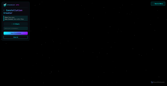 Security scan screenshot of https://stackready-apps-particle-games.pages.dev/04-constellation-creator.html