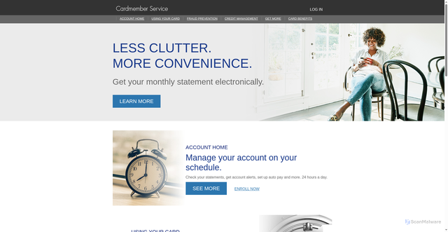 Security scan screenshot of https://card.myaccountaccess.com/