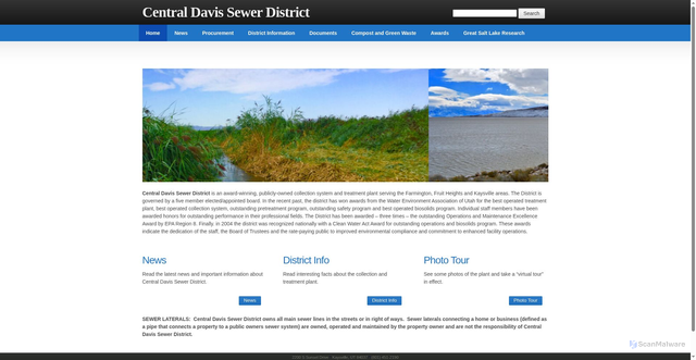 Security scan screenshot of https://www.cdsewerut.gov/