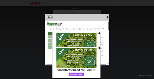 Security scan screenshot of https://www.greenhousegrower.com/production/the-farmers-almanacs-2024-2025-winter-weather-predictions-are-here/