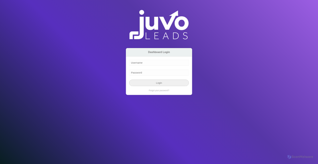 Security scan screenshot of https://dashboard.juvoleads.com