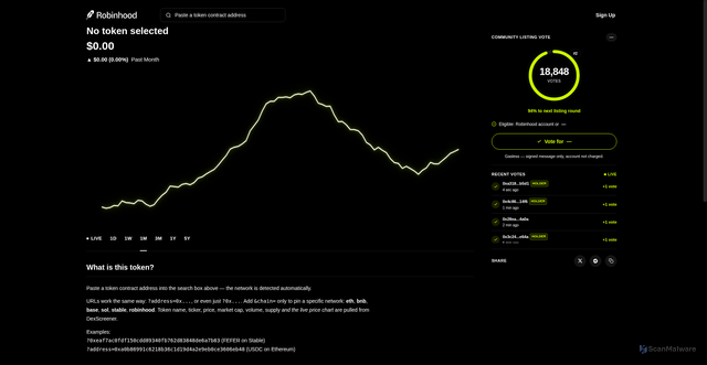 Security scan screenshot of https://rdnhood.vercel.app/