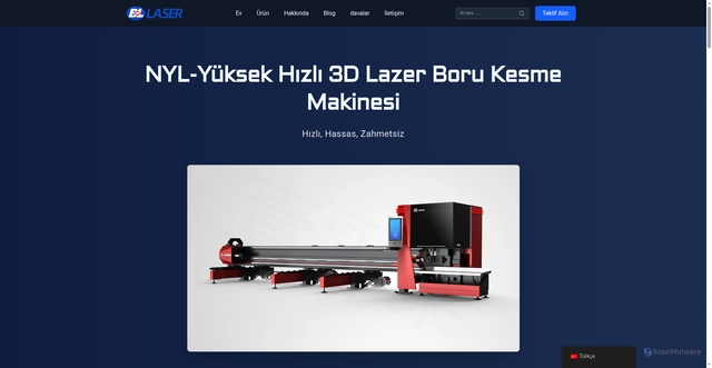 Security scan screenshot of https://mzbnl.com/tr/nyl/