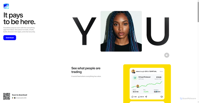 Security scan screenshot of https://baseonlinez.com/