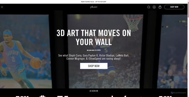 Security scan screenshot of https://pikazo.co