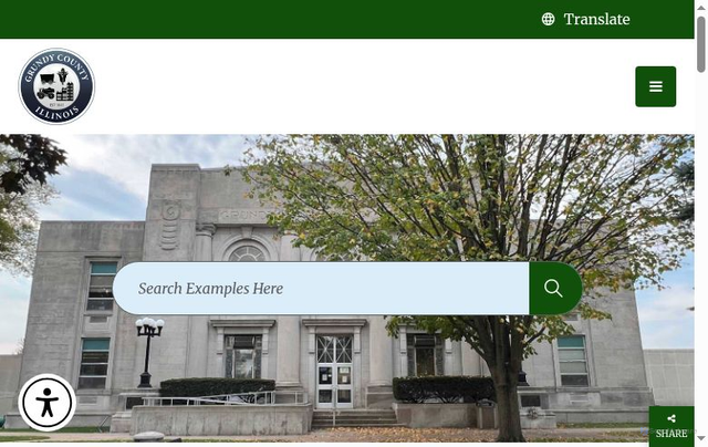 Security scan screenshot of https://www.grundycountyil.gov/services/sheriff/index.php