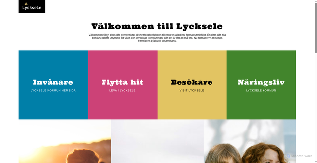 Security scan screenshot of https://www.lycksele.se/