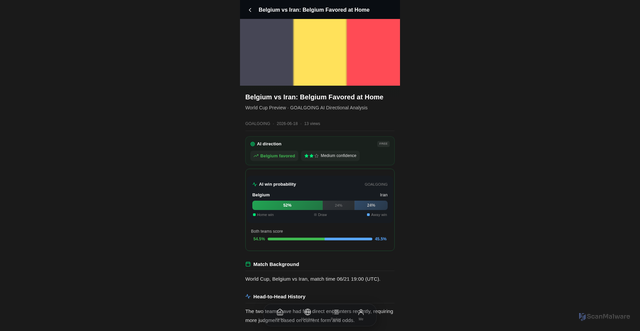 Security scan screenshot of https://goalgoing.com/en/news/b17d558a-2e6b-4cba-956c-c2927e86d6d3