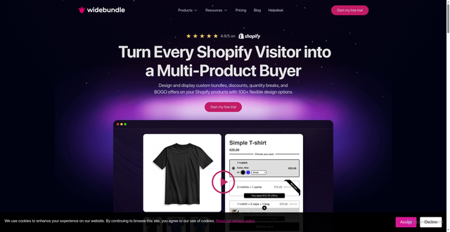 Security scan screenshot of https://widebundle.com/
