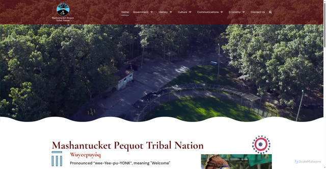 Security scan screenshot of https://www.mptn-nsn.gov/