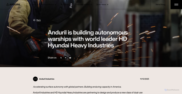 Security scan screenshot of https://www.anduril.com/article/anduril-to-build-autonomous-warships/