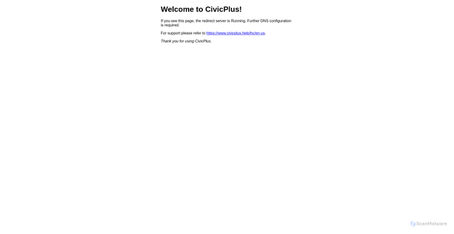 Security scan screenshot of http://cityofdenton.gov/