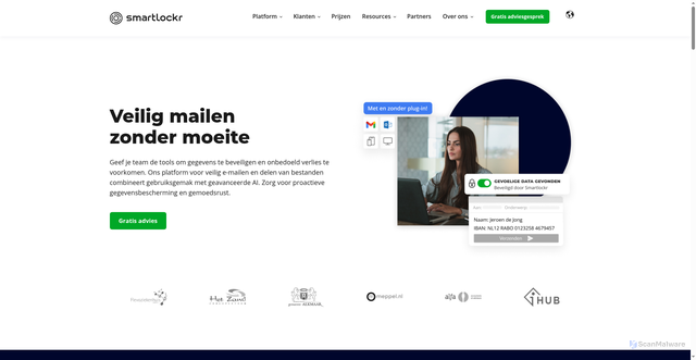 Security scan screenshot of https://veiligdelen.zowonen.com
