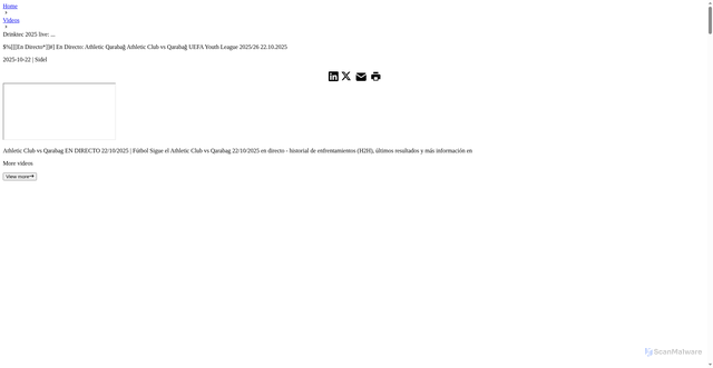 Security scan screenshot of http://homehealthskilldevtst.christianacare.org/xox/video/video-athletic-qaraba-en-vivo-liv-es-02.html