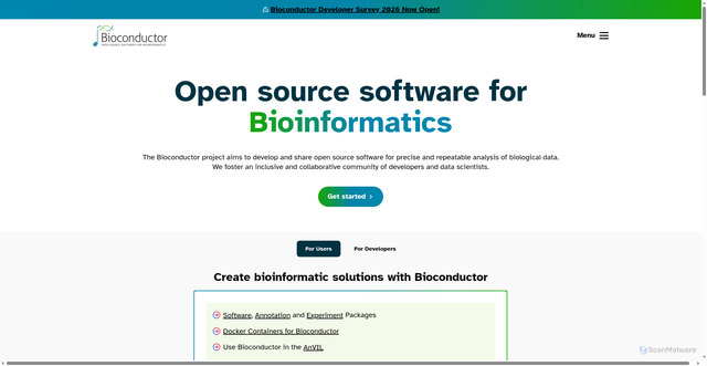 Security scan screenshot of https://master.bioconductor.org