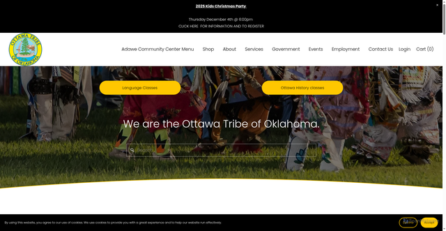 Security scan screenshot of https://www.ottawatribe.gov/